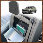 Muslogy front view of storage box showing clean OEM-style fit and improved privacy