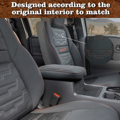 Muslogy installed in vehicle lifestyle shot highlighting comfort benefit