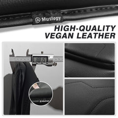 Muslogy installed on Silverado center console demonstrating proper fit