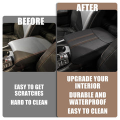 Muslogy orange trim detail adding visible style and coordinated cabin accent