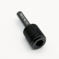 MUUP front view of die starter showing 1/2-28 threads and compact design for fast starts