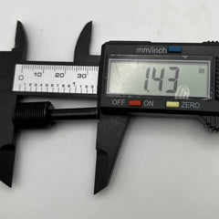 MUUP die starter in use aligning a muzzle device for accurate hand-threading