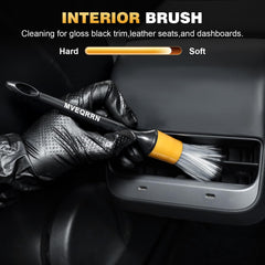 MVEQRRN dual-head vent brush cleaning air vent for faster, more thorough vent care