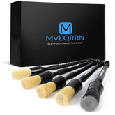MVEQRRN front view of 5pcs brush set showing variety and storage benefit