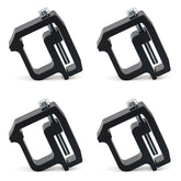 MXSAG front view of clamps showing compact profile and easy fit benefit