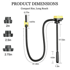 MYLFBT pump with DeWalt battery mounted demonstrating quick cordless power