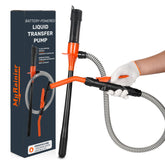 MyRainier pump front view showing nozzle and body for quick transfers