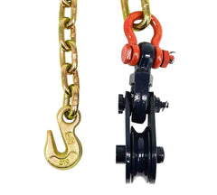 Mytee Products grab hook detail showing secure seating and strong connection benefit