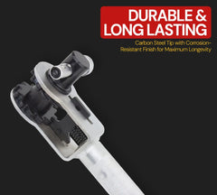 Mytee Products winch bar tapered tip detail providing slip-resistant socket fit