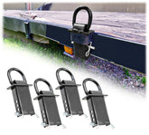 Mytee Products front view D-ring showing compact heavy-duty anchor benefit