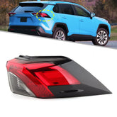 MZORANGE right tail light front view showing precise fit and improved visibility
