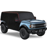 MZS front view on Bronco showing snug fit and protection