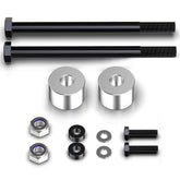 MZS front assembly view showing drop bracket and improved alignment benefit