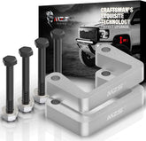 MZS packaging showing front spacer kit and easy installation benefit