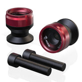 MZS front view of aluminum spool showing shape and finish for secure stand use