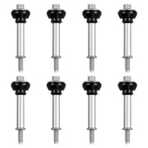 Nakonic front view of 8-piece valve cover bolts kit showing contents and fitment benefits