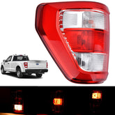 Nakuuly left tail light front view showing fitment and improved rear visibility