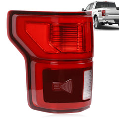 Nakuuly left tail light front view showing clean fit and bright LEDs