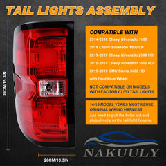 Nakuuly left tail light side profile highlighting fit and mounting alignment benefit
