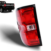 Nakuuly left taillight front view showing factory-style fit and improved visibility