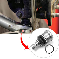 Nakuuly ball joint next to ruler and coin showing accurate fit dimensions