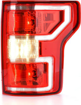Nakuuly front view of tail light showing clear lens and improved visibility