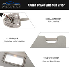 Nakuuly visor mounting bracket detail highlighting secure, factory-aligned attachment