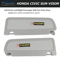 Nakuuly visor close-up on built-in mirror, convenient vanity check benefit