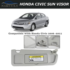 Nakuuly sun visors installed left and right in Civic, ensures correct fit