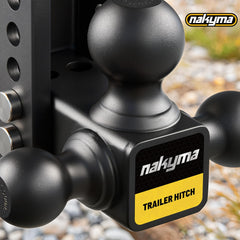 Nakyma side profile of the 8-inch shank showing adjustable holes for precise height