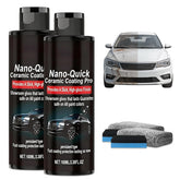 Generic Nano-Quick Ceramic Coating Pro front packaging showing product and benefit