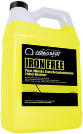 Nanoskin IRON FREE front gallon bottle showing label and easy pour