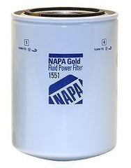 Napa Gold 1551 front view showing can and thread, durable seal for leak prevention