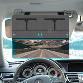 NAZZO front view visor extender showing full shade coverage and improved visibility