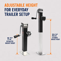 NBJINGYI textured side-wind handle close-up for comfortable turning