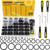 NBRINGO clear case front view showing organized o‑ring kit and quick access