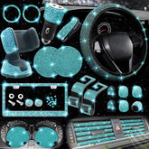 NBTEPEM front layout showing full 27-piece aquamarine set and coordinated sparkle