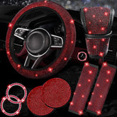 NBTEPEM steering wheel cover front view adding glamorous grip