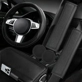NBTEPEM steering wheel front view showing fitted cover and improved grip