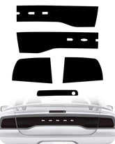 NDRUSH front view of precut tail light tint showing precise fit and clean look