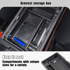 Neepiar center bracket tray holding phone and coins for convenience