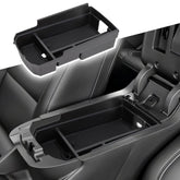 Neepiar front view of center console organizer showing neat layout and quick access