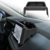 Neepiar front view of console organizer showing clean fit and extra storage benefit