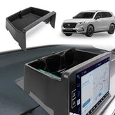 Neepiar front view of dashboard organizer showing neat storage and quick access