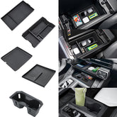 Neepiar installed front view in 2026 RAV4 showing organized console and tidy storage