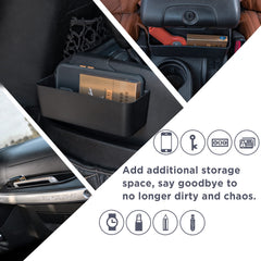 Neepiar gear shift side tray mounted beside shifter for secure placement