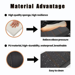 Neepiar PU leather texture close-up showing water-resistant surface