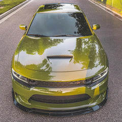 NEESPOC front lip spoiler installed on Dodge Charger showing seamless integration