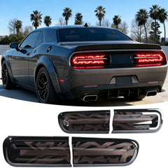 NeespoC front view of taillight cover showing sleek smoked finish and improved rear styling