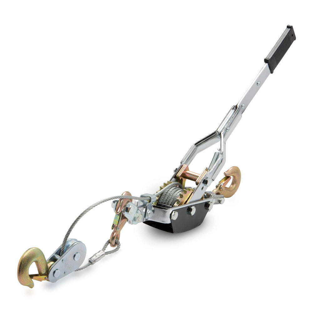 NEIKO 02256A front view showing compact winch and robust construction benefit portability